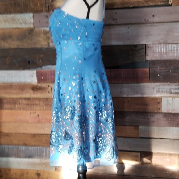 Morgan & Co Blue dress - Picture 4 of 6